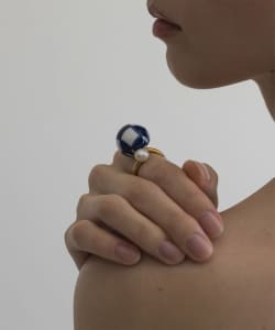 HIZEN jewelry / 有田焼 モチーフ × パール リング
