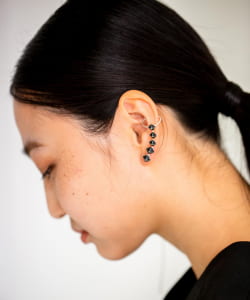 HIZEN jewelry / 嬉野吉田焼 5連スタッズ モチーフ ピアス