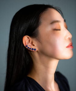 HIZEN jewelry / 嬉野吉田焼 5連スタッズ モチーフ ピアス