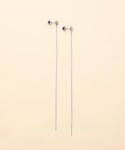 HIZEN jewelry / 嬉野吉田烧 镶嵌图案长链耳环