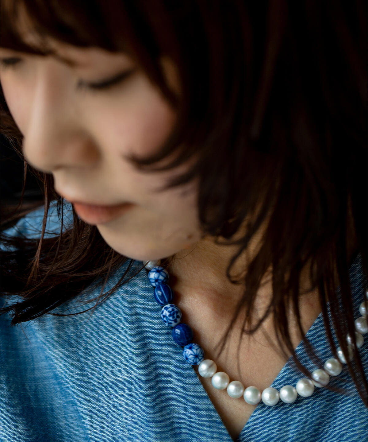 BEAMS Planets BEAMS Planets HIZEN jewelry / 有田燒組合珍珠
