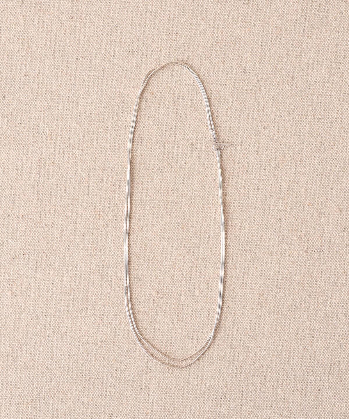 【受注生産商品】MASATO INOUE マサト イノウエ / リキッドシルバー 2連 ネックレス NL-HSI-2 アクセサリー WOMEN SILVER ONE SIZE 【受注生産商品】MASATO INOUE マサト イノウエ / リキッドシルバー 2連 ネックレス NL-HSI-2 アクセサリー WOMEN SILVER ONE SIZE