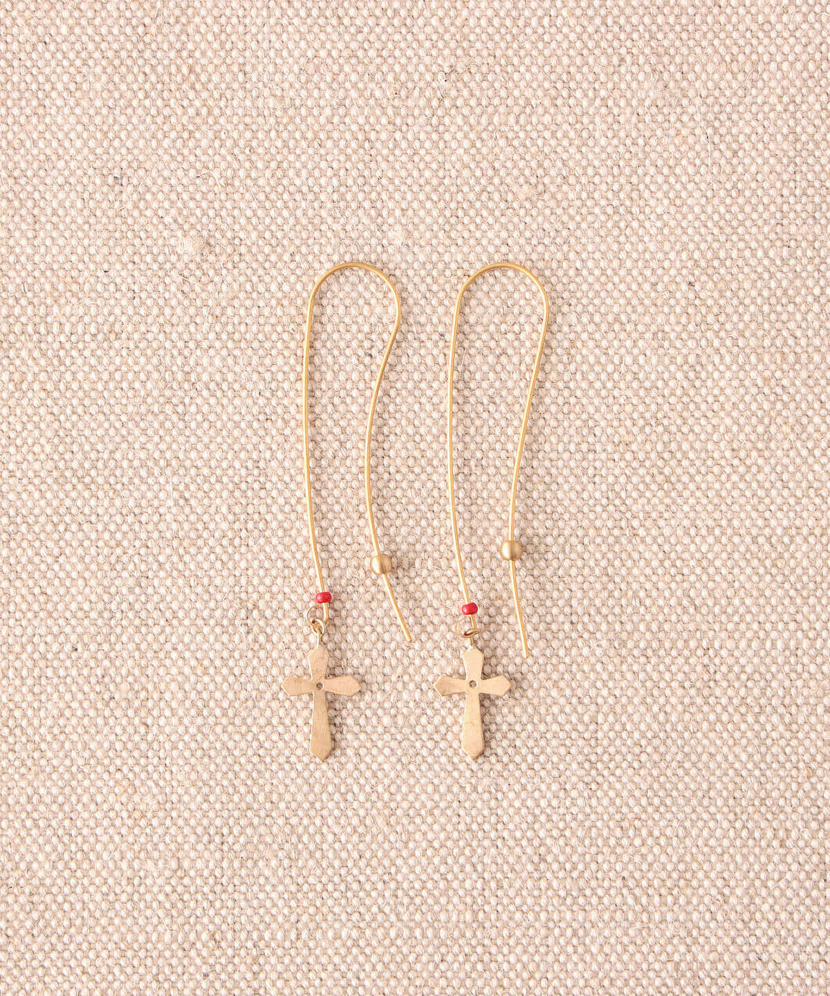 【受注生産商品】【別注】MASATO INOUE マサト イノウエ / ビーズ × クロス モチーフ ロング フック ピアス PC-CRS-3 L アクセサリー WOMEN RED ONE SIZE 【受注生産商品】【別注】MASATO INOUE マサト イノウエ / ビーズ × クロス モチーフ ロング フック ピアス PC-CRS-3 L アクセサリー WOMEN RED ONE SIZE