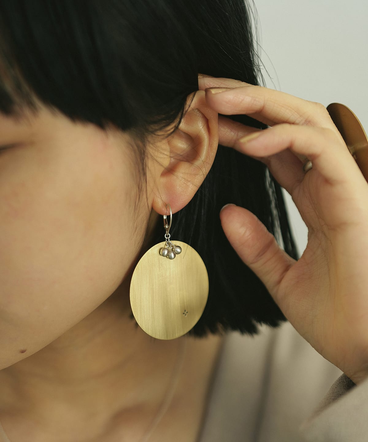 【受注生産商品】【別注】MASATO INOUE マサト イノウエ / サークルプレート ピアス 45mm PC-CIR-45 アクセサリー WOMEN サークル ONE SIZE 【受注生産商品】【別注】MASATO INOUE マサト イノウエ / サークルプレート ピアス 45mm PC-CIR-45 アクセサリー WOMEN サークル ONE SIZE