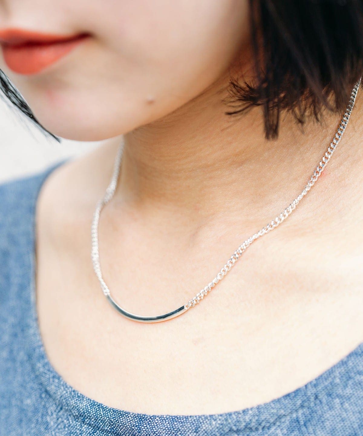 XOLO BEAMS シルバー チェーンネックレス BEAMS（ビームス）XOLO / Twist Link Necklace（アクセサリー