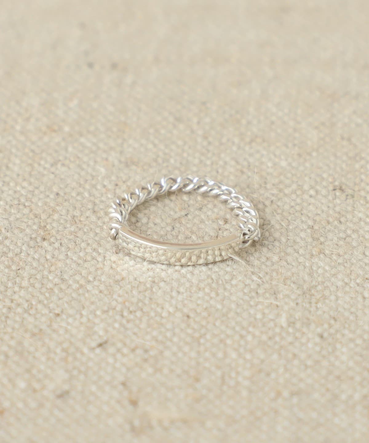 【受注生産商品】MASATO INOUE マサト イノウエ / シルバー チェーン × バー リング 0.25cm R-CB-1-SV アクセサリー WOMEN Silver 13号 【受注生産商品】MASATO INOUE マサト イノウエ / シルバー チェーン × バー リング 0.25cm R-CB-1-SV アクセサリー WOMEN Silver 13号
