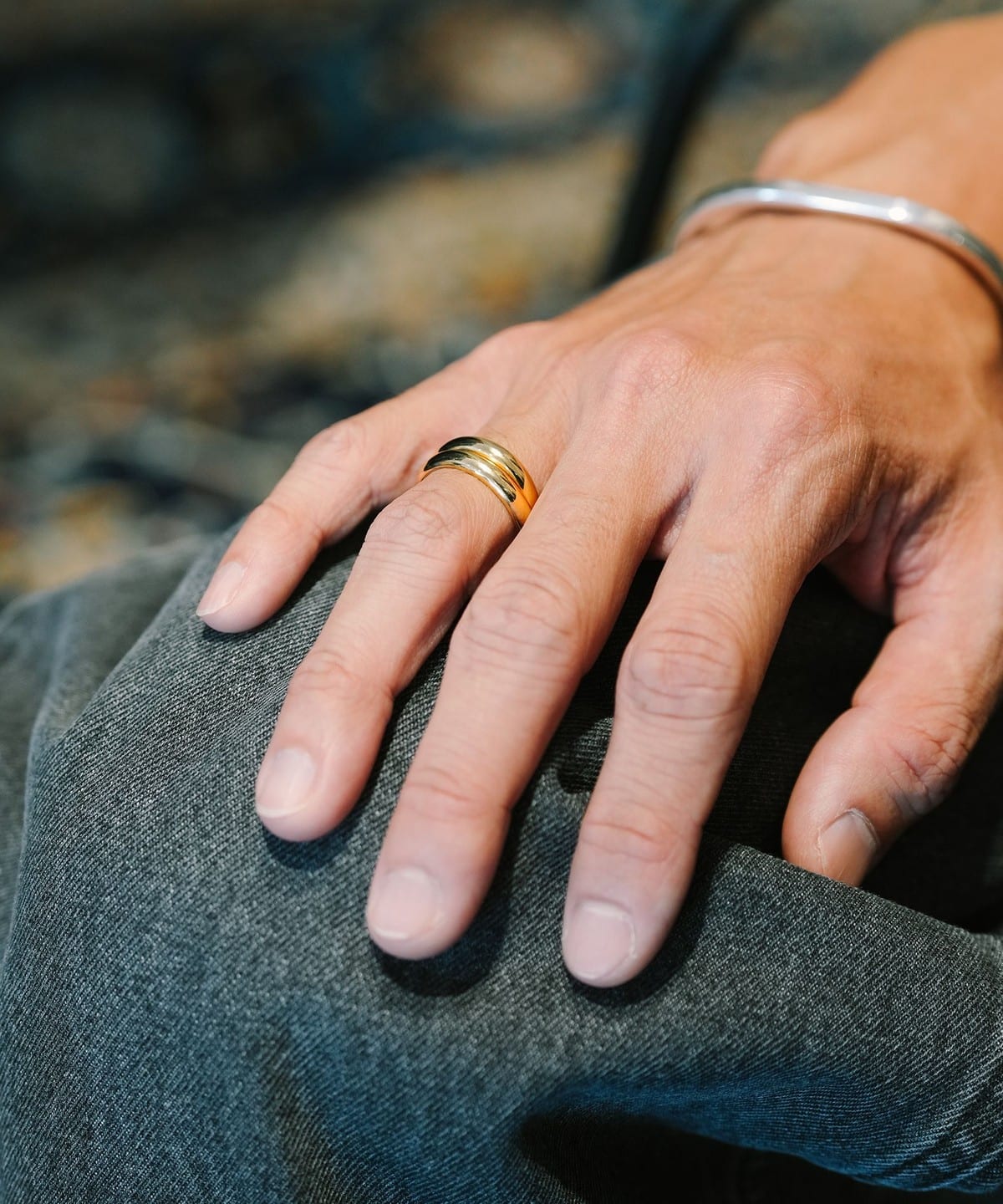 【受注生産商品】nobu Ikeguchi ノブイケグチ /『No.903』ゴールド クロス 2連 リング アクセサリー WOMEN GOLD 13号 【受注生産商品】nobu Ikeguchi ノブイケグチ /『No.903』ゴールド クロス 2連 リング アクセサリー WOMEN GOLD 13号