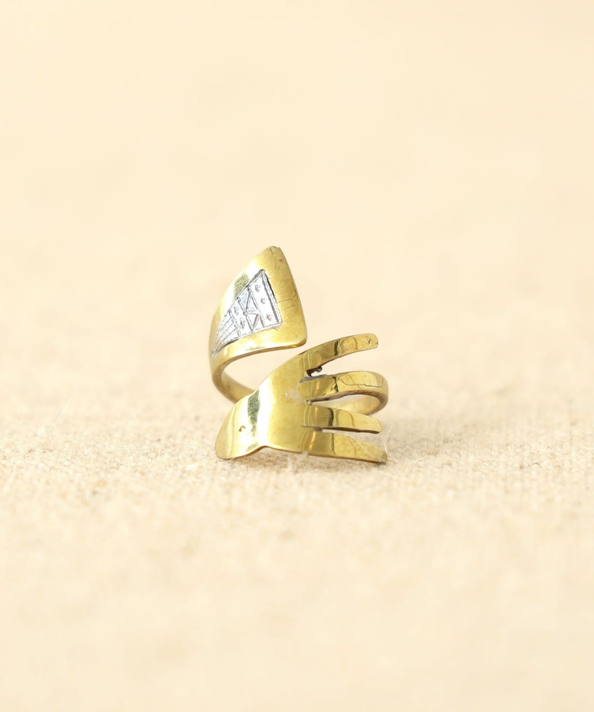 OMBRE CLAIRE オンブルクレール / アシンメトリー リング ref1486 アクセサリー WOMEN BRONZE×SILVER M OMBRE CLAIRE オンブルクレール / アシンメトリー リング ref1486 アクセサリー WOMEN BRONZE×SILVER M