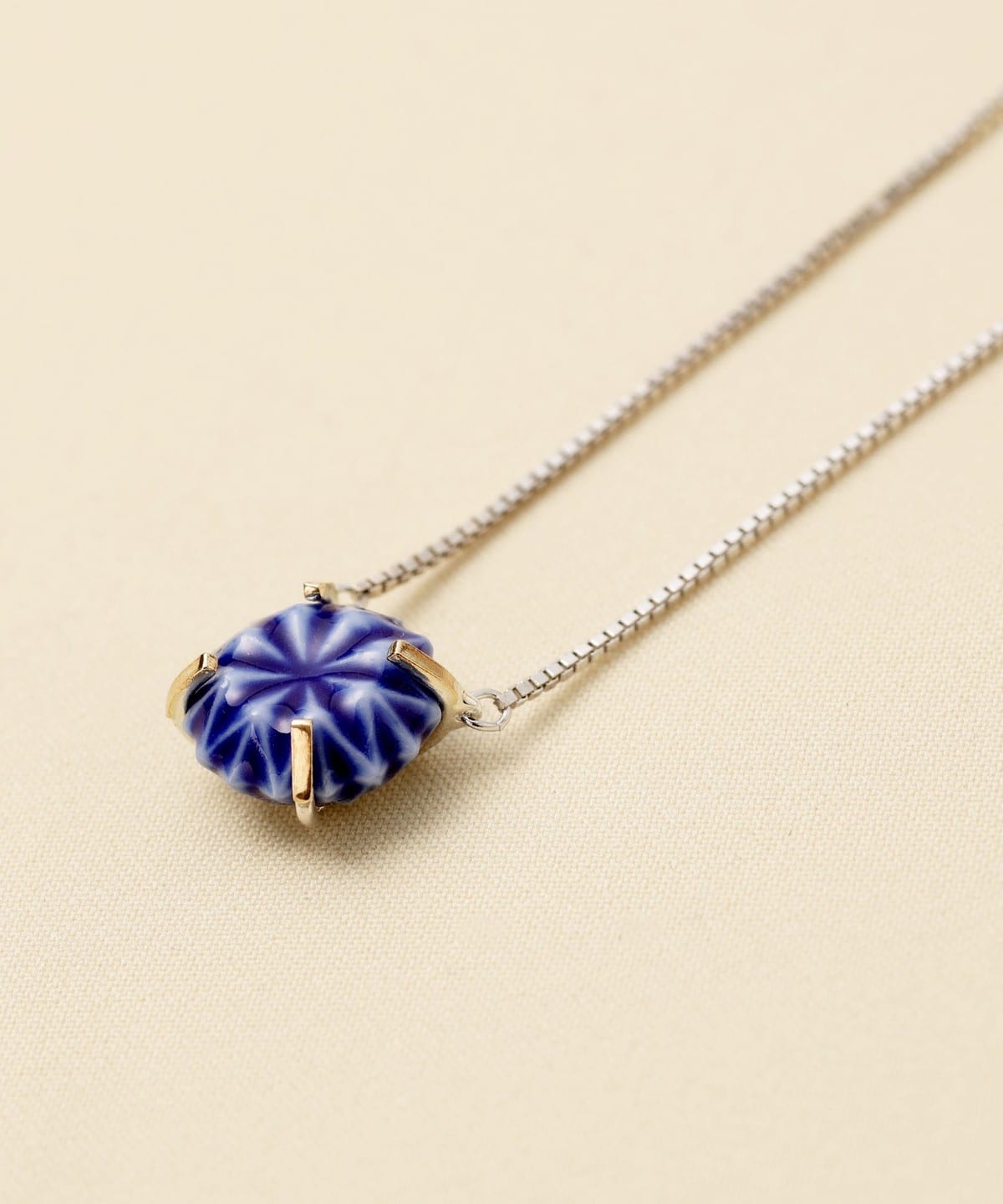 HIZEN jewelry ヒゼンジュエリー / 嬉野吉田焼 セラミック ブリリアントカット ネックレス② アクセサリー WOMEN 瑠璃色 ONE SIZE HIZEN jewelry ヒゼンジュエリー / 嬉野吉田焼 セラミック ブリリアントカット ネックレス② アクセサリー WOMEN 瑠璃色 ONE SIZE