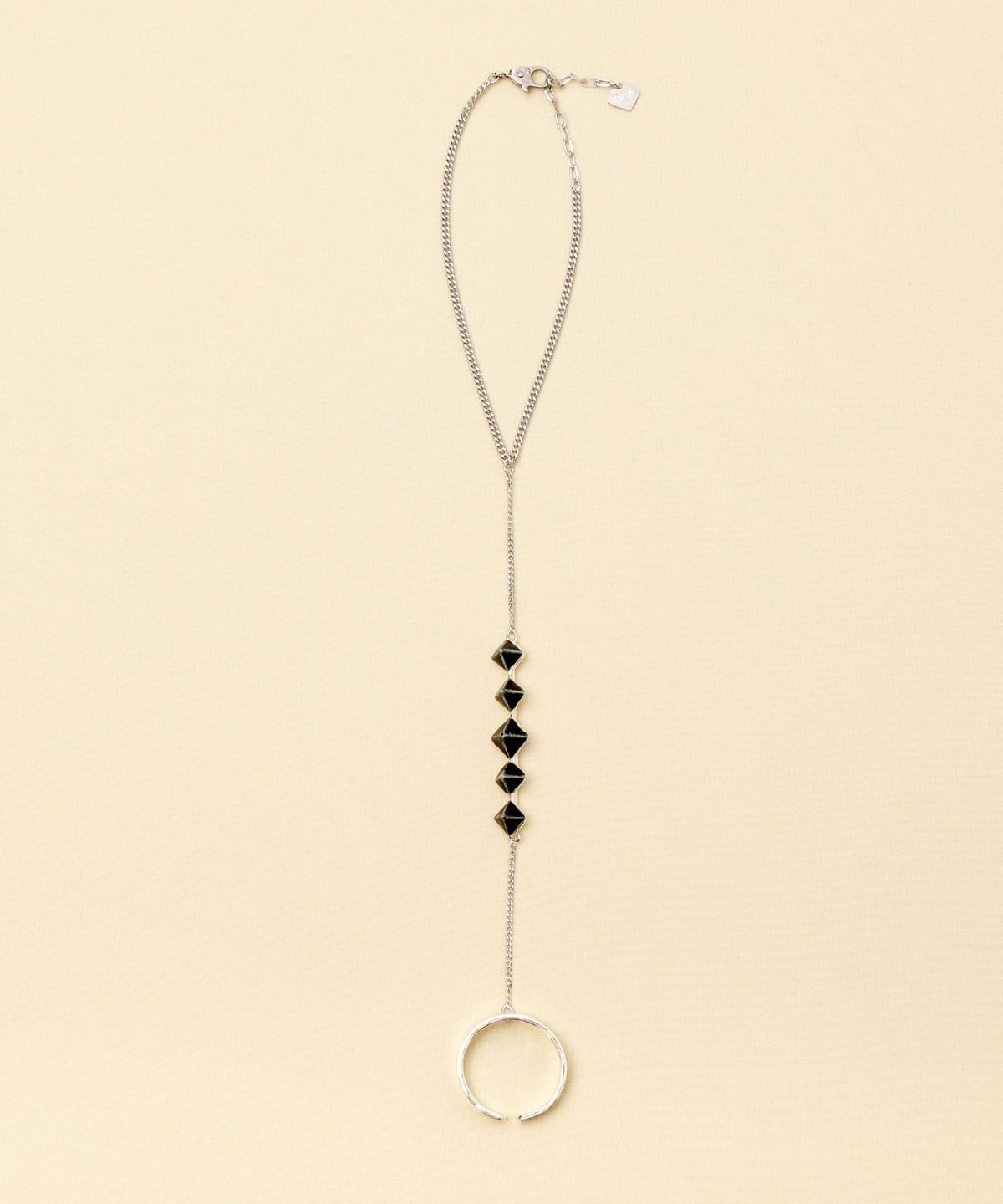 HIZEN jewelry ヒゼンジュエリー / 嬉野吉田焼 スタッズ モチーフ ブレスレット② アクセサリー WOMEN BLACK ONE SIZE HIZEN jewelry ヒゼンジュエリー / 嬉野吉田焼 スタッズ モチーフ ブレスレット② アクセサリー WOMEN BLACK ONE SIZE