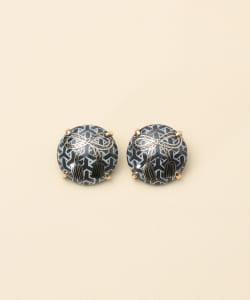 HIZEN jewelry /鍋島燒圓形耳環②