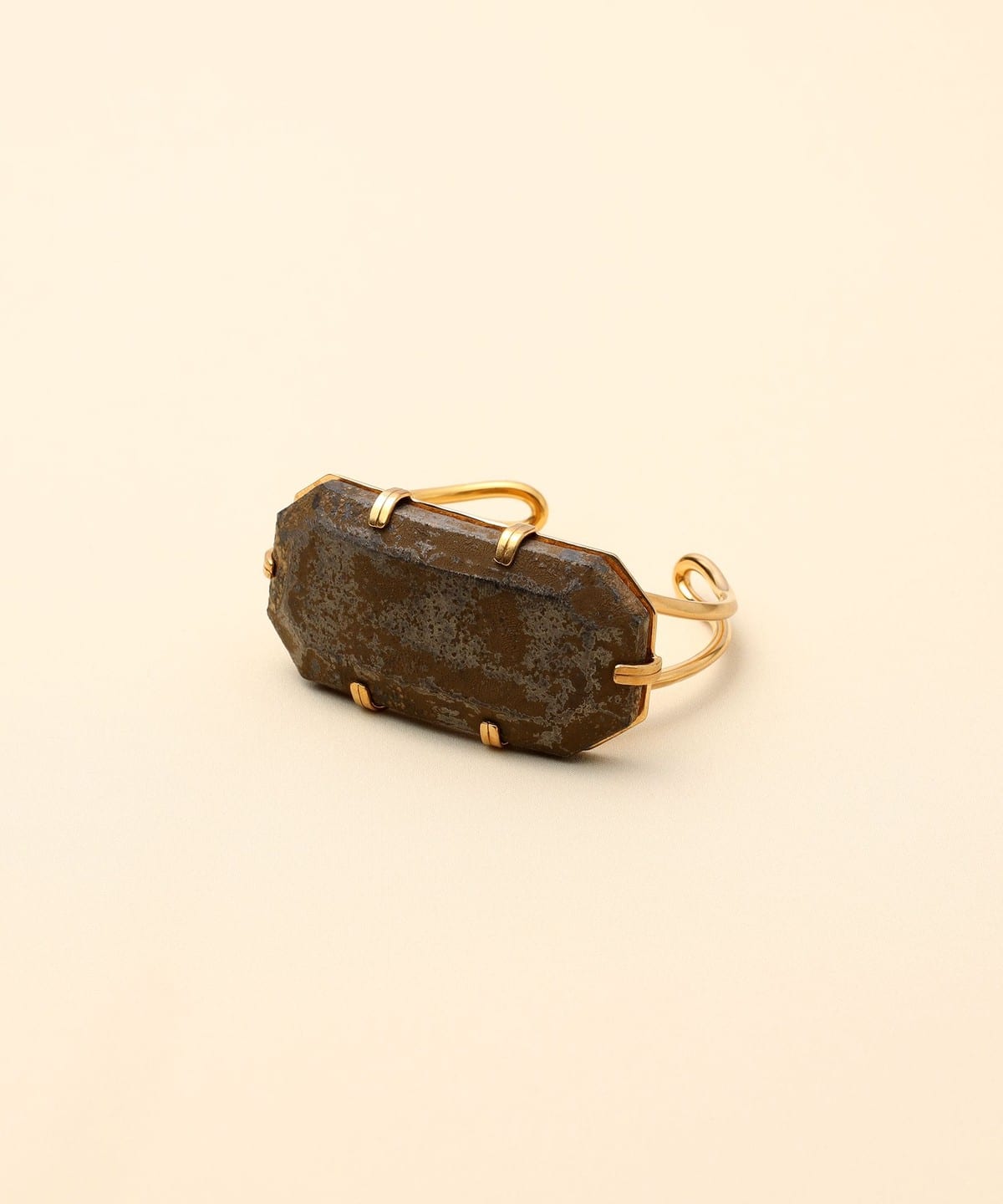 HIZEN jewelry ヒゼンジュエリー / 武雄焼 オクタゴン モチーフ バングル アクセサリー WOMEN こがね ONE SIZE HIZEN jewelry ヒゼンジュエリー / 武雄焼 オクタゴン モチーフ バングル アクセサリー WOMEN こがね ONE SIZE