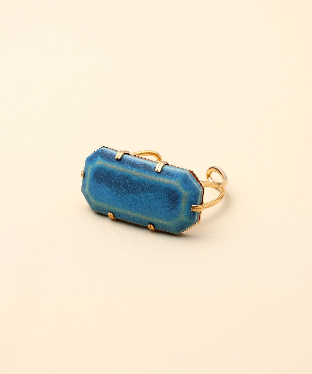HIZEN jewelry ヒゼンジュエリー / 武雄焼 オクタゴン モチーフ バングル アクセサリー WOMEN TURQUOISE ONE SIZE HIZEN jewelry ヒゼンジュエリー / 武雄焼 オクタゴン モチーフ バングル アクセサリー WOMEN TURQUOISE ONE SIZE