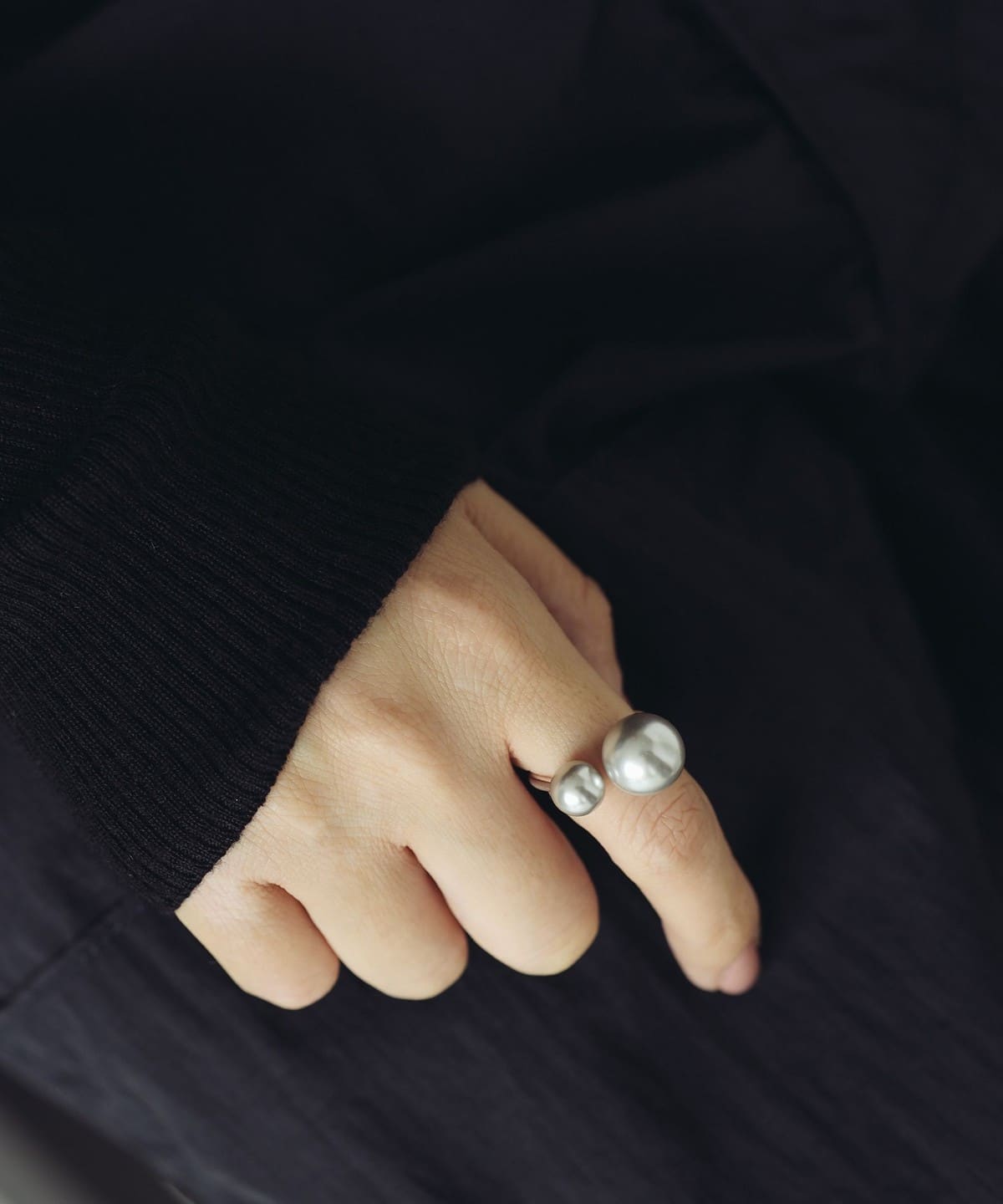 【受注生産商品】MASATO INOUE マサト イノウエ / クリスタルパール リング R-SWPR-8/12 アクセサリー WOMEN Grey 9