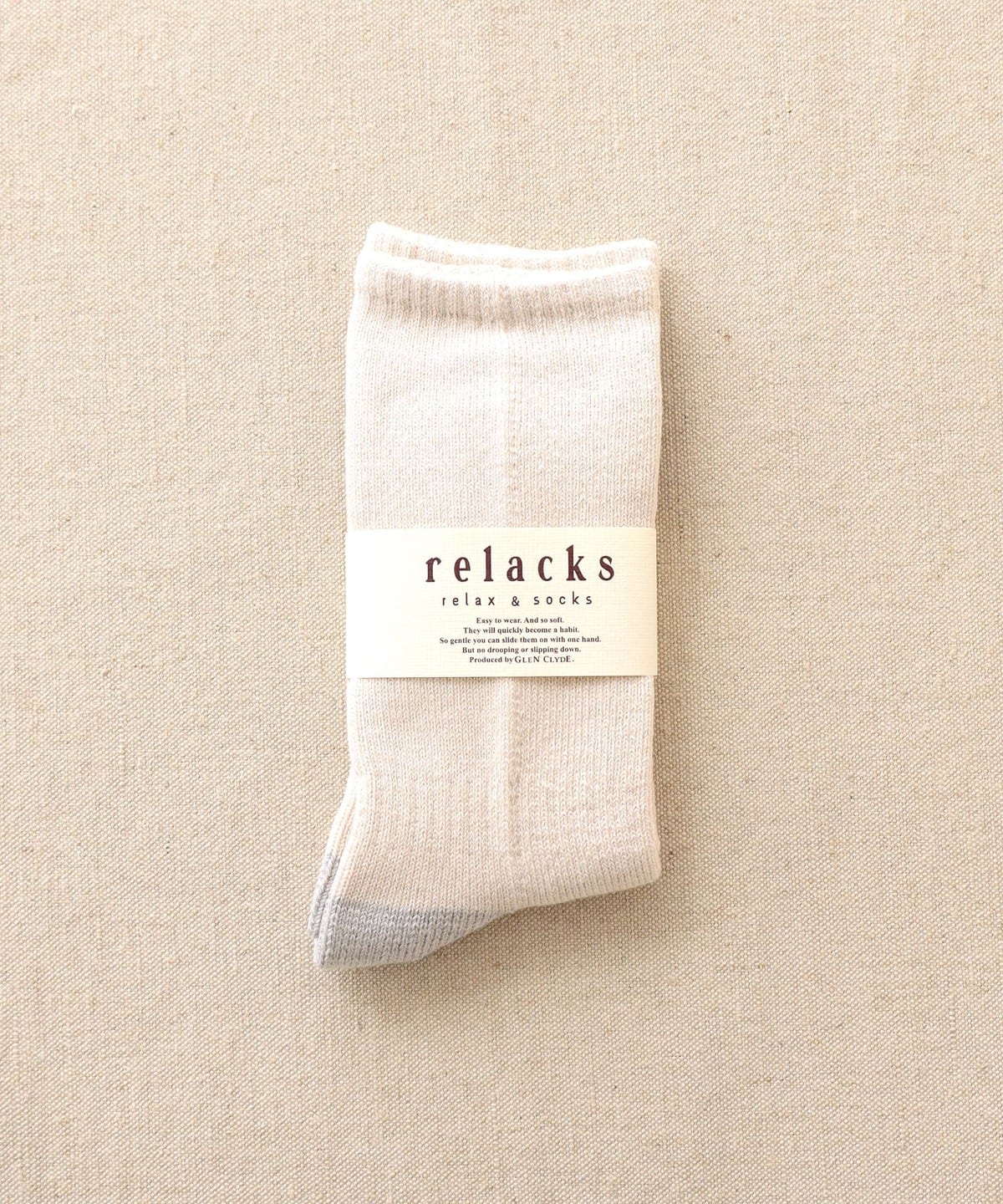 relacks / Plain Sox レッグウェア MEN IVORY ONE SIZE relacks / Plain Sox レッグウェア MEN IVORY ONE SIZE