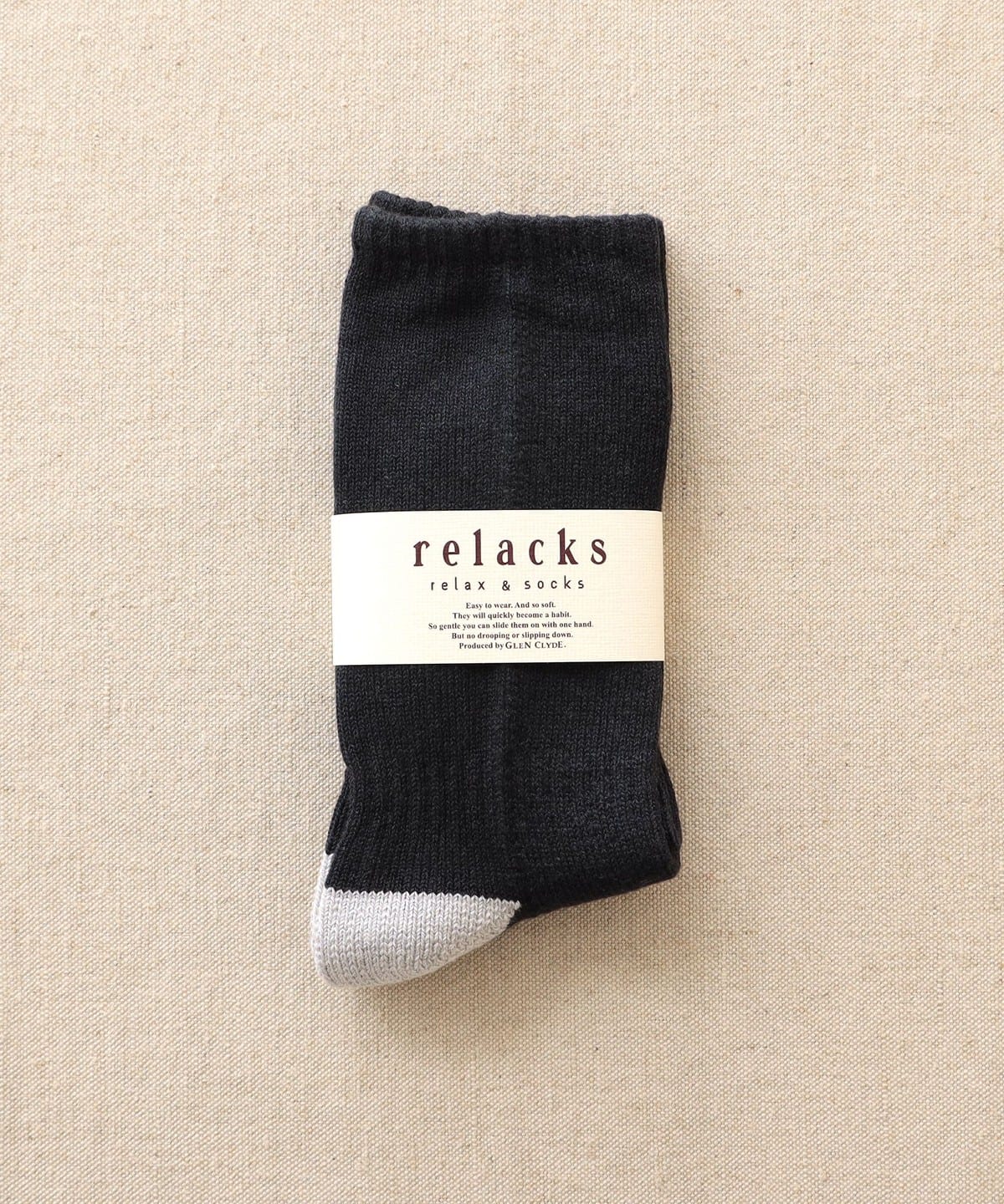 relacks / Plain Sox レッグウェア MEN CHARCOAL ONE SIZE relacks / Plain Sox レッグウェア MEN CHARCOAL ONE SIZE