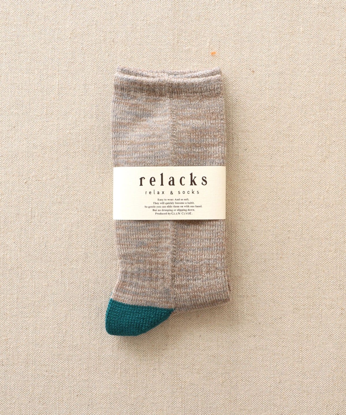 relacks / Plain Sox レッグウェア MEN BEIGE ONE SIZE relacks / Plain Sox レッグウェア MEN BEIGE ONE SIZE