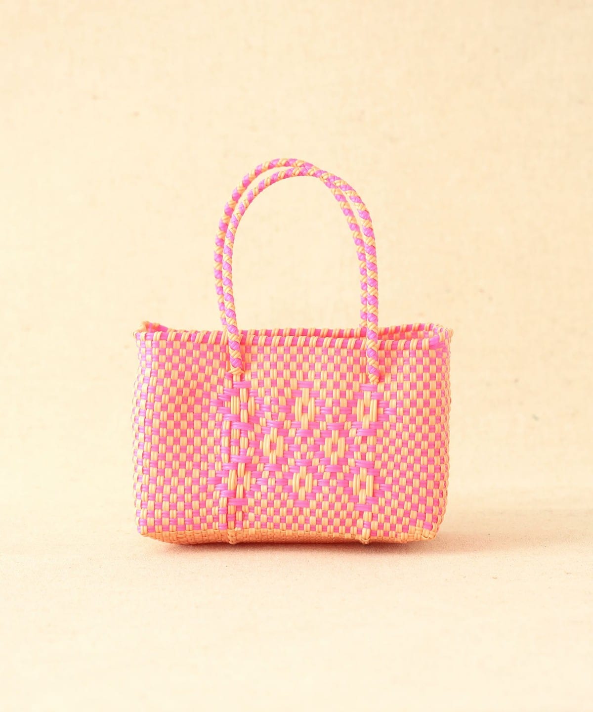 Diminutivo ディミヌティーボ / 『TSUKIJI』 メルカドバッグ Mini バッグ WOMEN Melon×Fuchsia ONE SIZE Diminutivo ディミヌティーボ / 『TSUKIJI』 メルカドバッグ Mini バッグ WOMEN Melon×Fuchsia ONE SIZE
