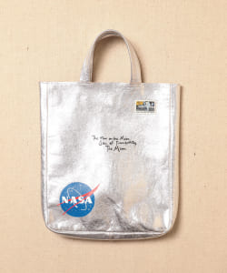 【受注生産商品】COXCOMB × BEAMS Planets / 別注『NASA』 レザー トート バッグ