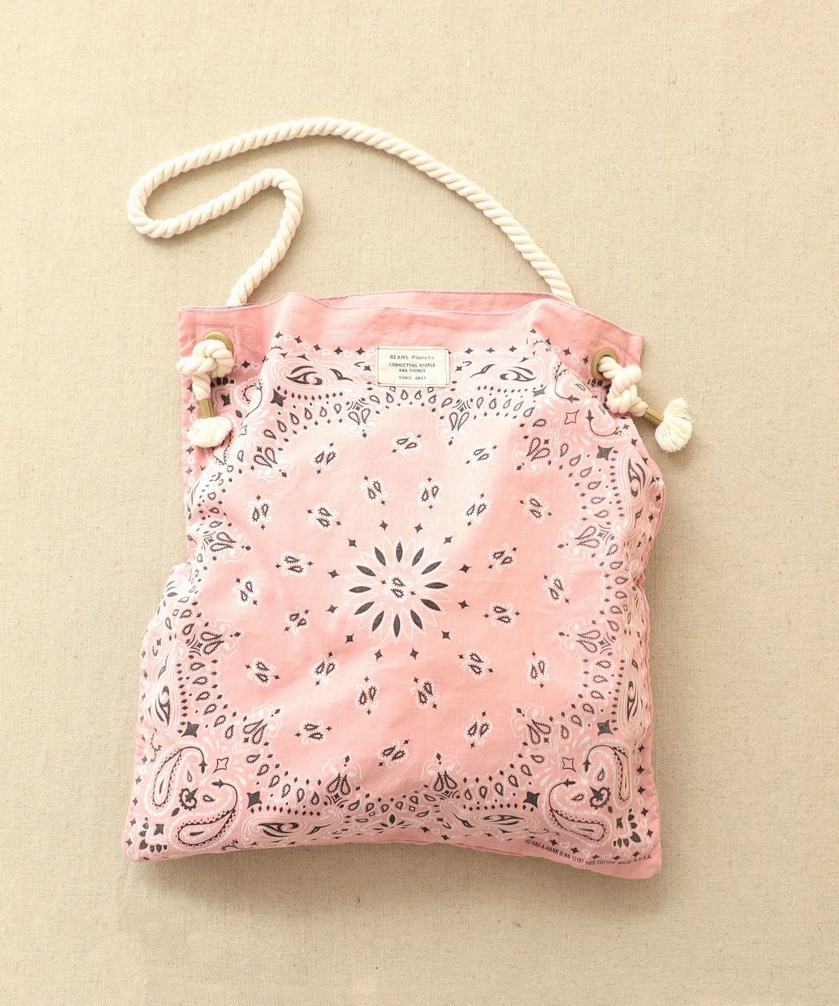 HAV-A-HANK ハバハンク / ペイズリー トートバッグ バッグ WOMEN lt. PINK ONE SIZE HAV-A-HANK ハバハンク / ペイズリー トートバッグ バッグ WOMEN lt. PINK ONE SIZE