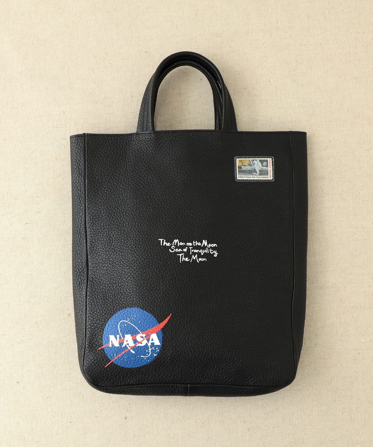 COXCOMB × BEAMS Planets / 別注『NASA』 レザー トートバッグ ...