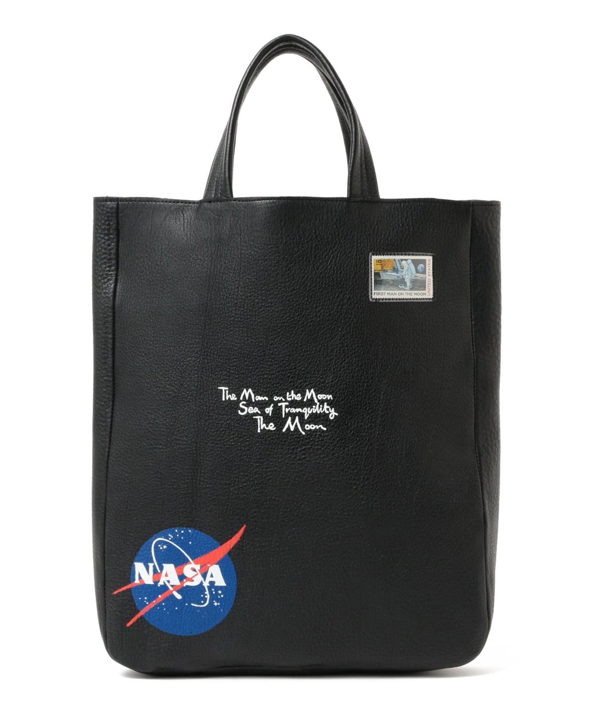 COXCOMB × BEAMS Planets / 別注『NASA』 レザー トートバッグ ...