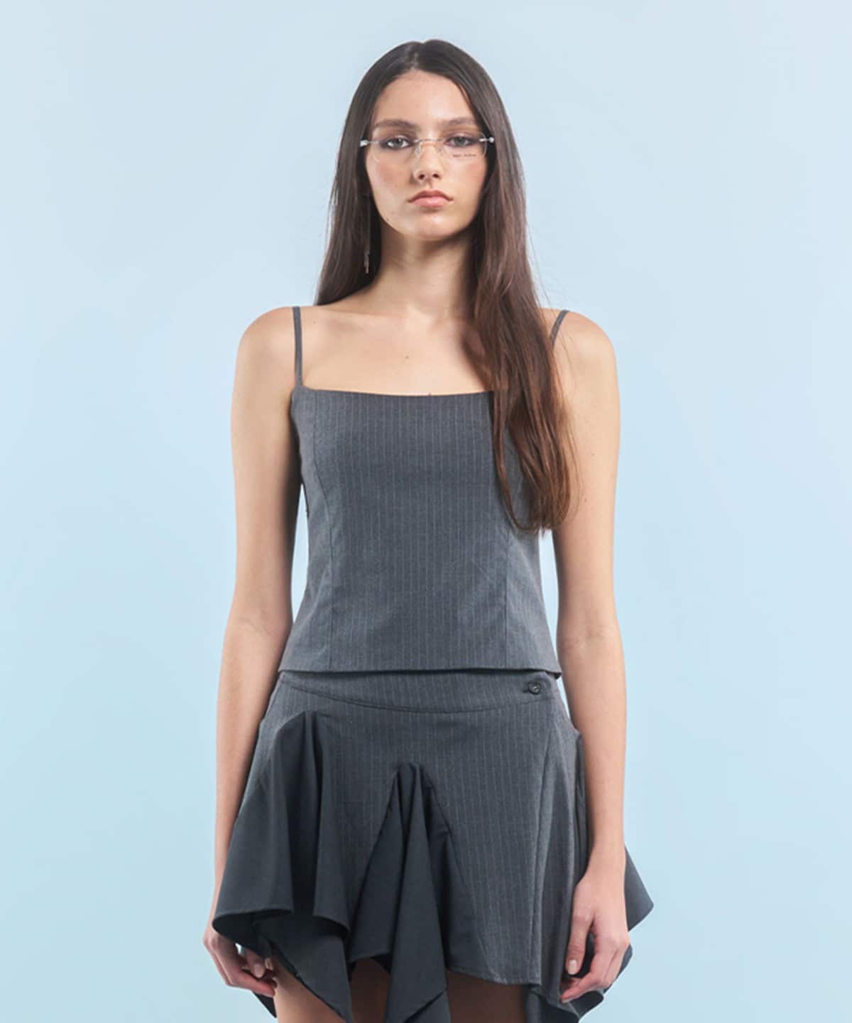 藤井早希子@B印MARKET / 2000Archives STRIPE TANK TOP Tシャツ・カットソー WOMEN CHARCOAL. GREY S 藤井早希子@B印MARKET / 2000Archives STRIPE TANK TOP Tシャツ・カットソー WOMEN CHARCOAL. GREY S