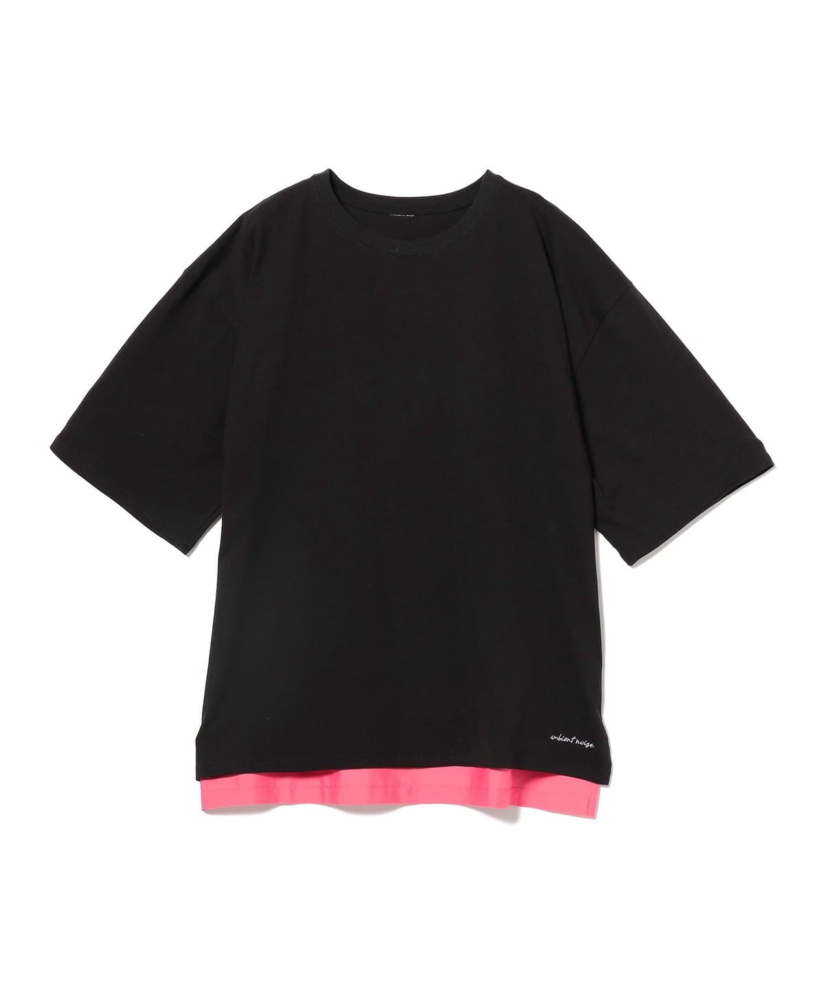 江口裕@B印MARKET B印マーケット / OVER DUB T-Shirts ribcustom Tシャツ・カットソー MEN BLK×PINK XL 江口裕@B印MARKET B印マーケット / OVER DUB T-Shirts ribcustom Tシャツ・カットソー MEN BLK×PINK XL