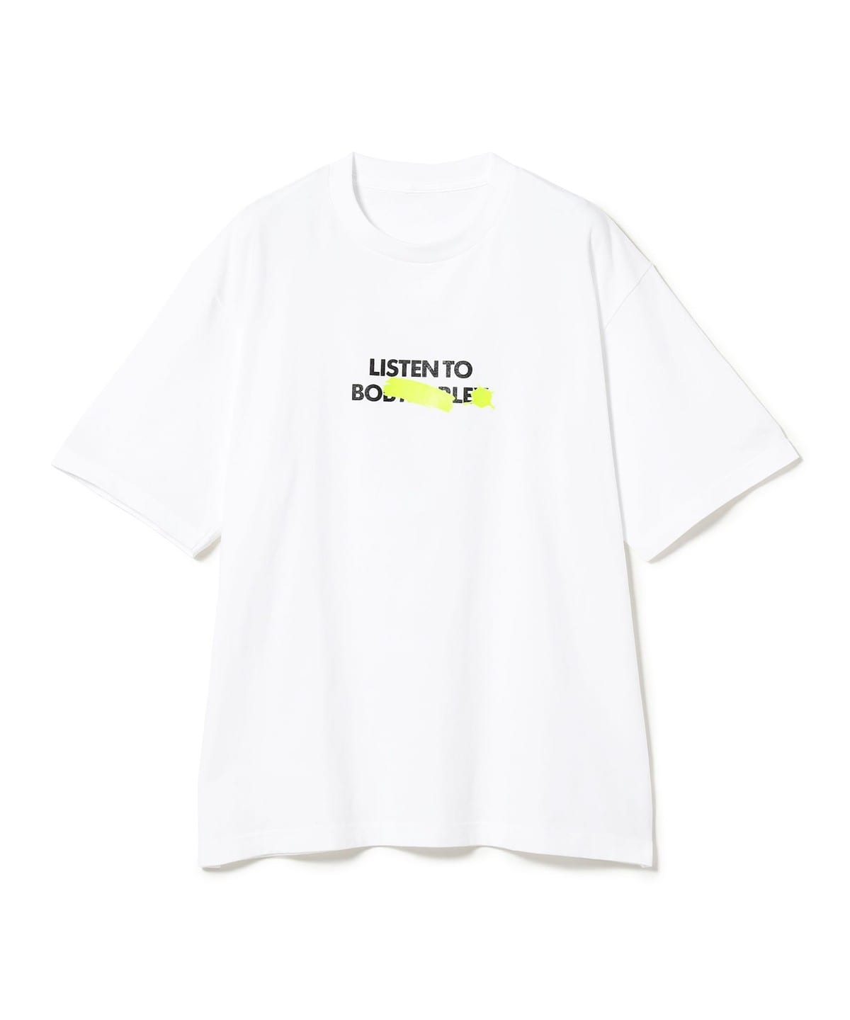 "江口裕@B印MARKET B印マーケット / "LISTEN TO BOOTLEG" T-Shirts Tシャツ・カットソー MEN WHITE L" "江口裕@B印MARKET B印マーケット / "LISTEN TO BOOTLEG" T-Shirts Tシャツ・カットソー MEN WHITE L"