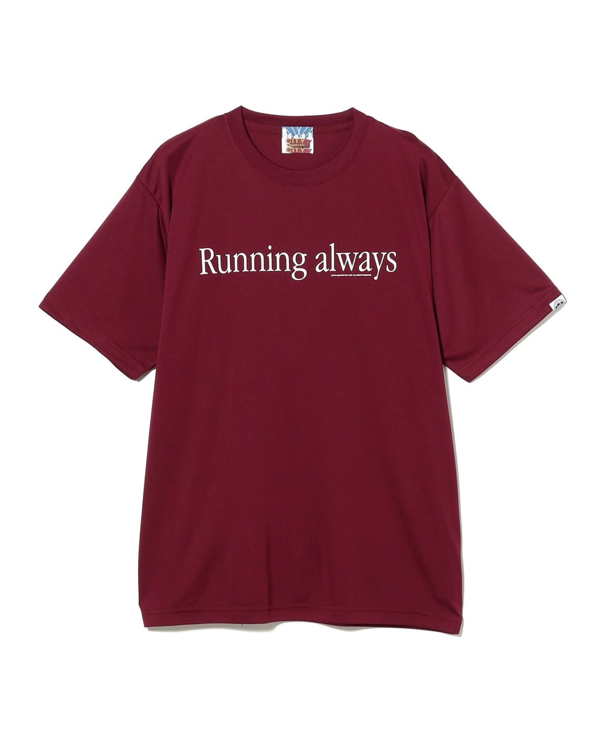 【別注】牧野英明@B印MARKET / CITY COUNTRY CITY シティー カントリー シティー Running always DRY Tee Tシャツ・カットソー MEN WINE M 【別注】牧野英明@B印MARKET / CITY COUNTRY CITY シティー カントリー シティー Running always DRY Tee Tシャツ・カットソー MEN WINE M