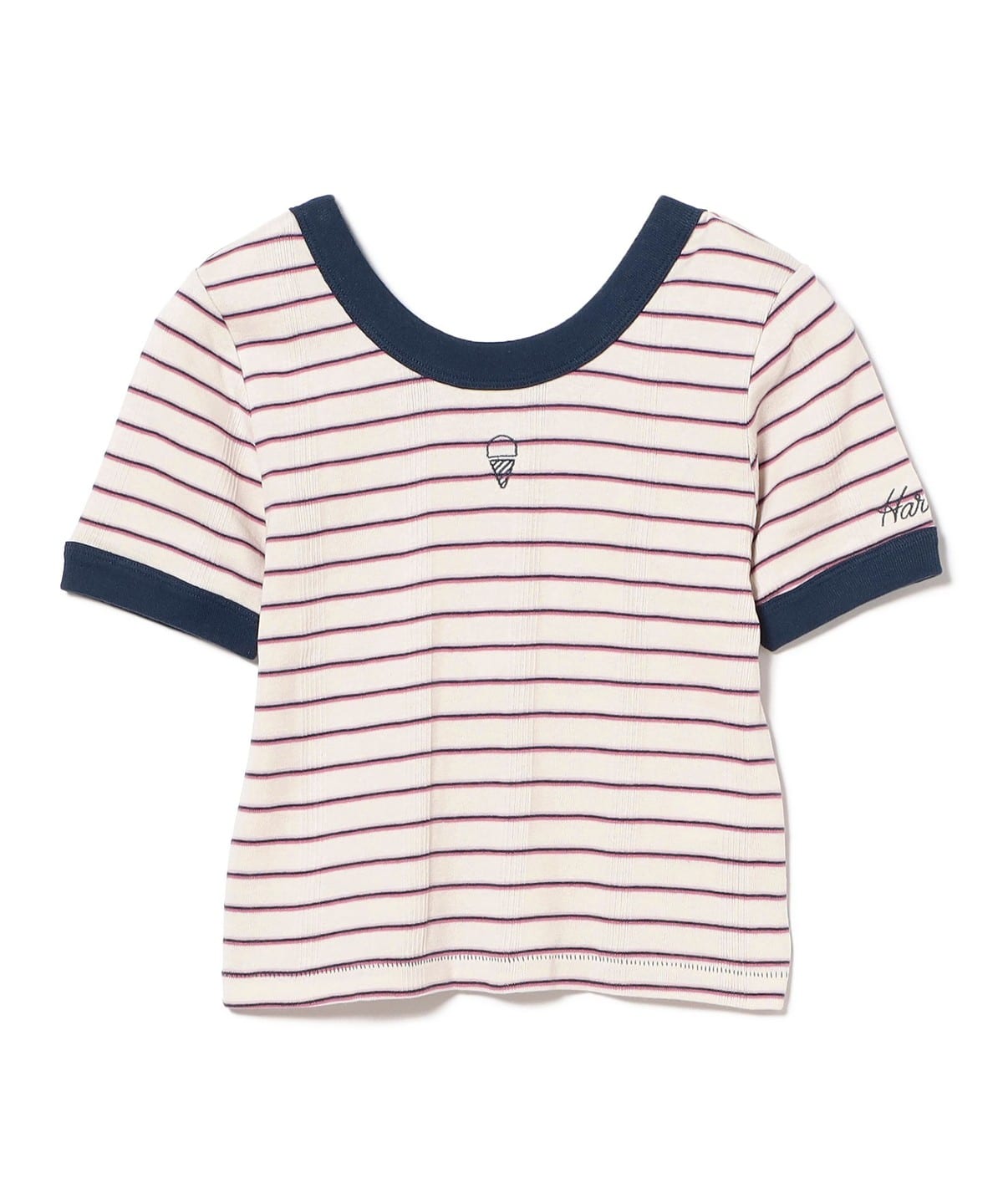中渕敦子@B印MARKET / Robert P. Miller x Harlow ICE CREAM チビTシャツ Tシャツ・カットソー WOMEN RED ONE SIZE 中渕敦子@B印MARKET / Robert P. Miller x Harlow ICE CREAM チビTシャツ Tシャツ・カットソー WOMEN RED ONE SIZE