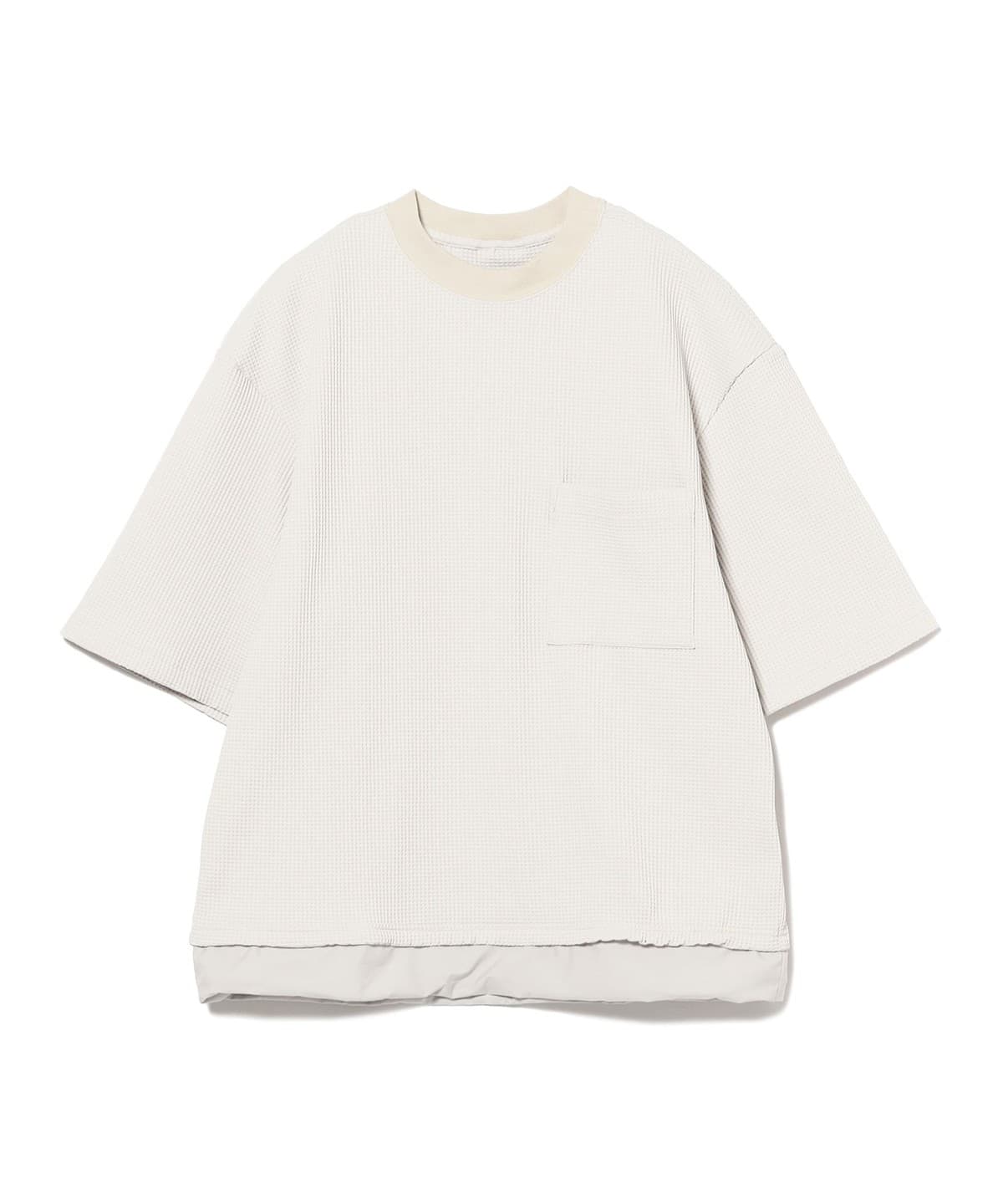 牧野英明@B印MARKET / meanswhile WAFFLE SHORTSLEEVE 25SS Tシャツ・カットソー MEN OFF WHT L 牧野英明@B印MARKET / meanswhile WAFFLE SHORTSLEEVE 25SS Tシャツ・カットソー MEN OFF WHT L