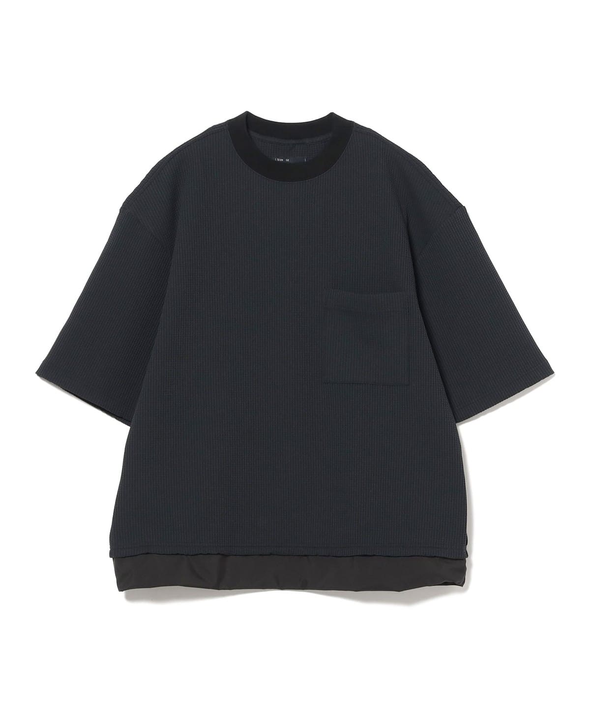 牧野英明@B印MARKET / meanswhile WAFFLE SHORTSLEEVE 25SS Tシャツ・カットソー MEN BLACK L 牧野英明@B印MARKET / meanswhile WAFFLE SHORTSLEEVE 25SS Tシャツ・カットソー MEN BLACK L