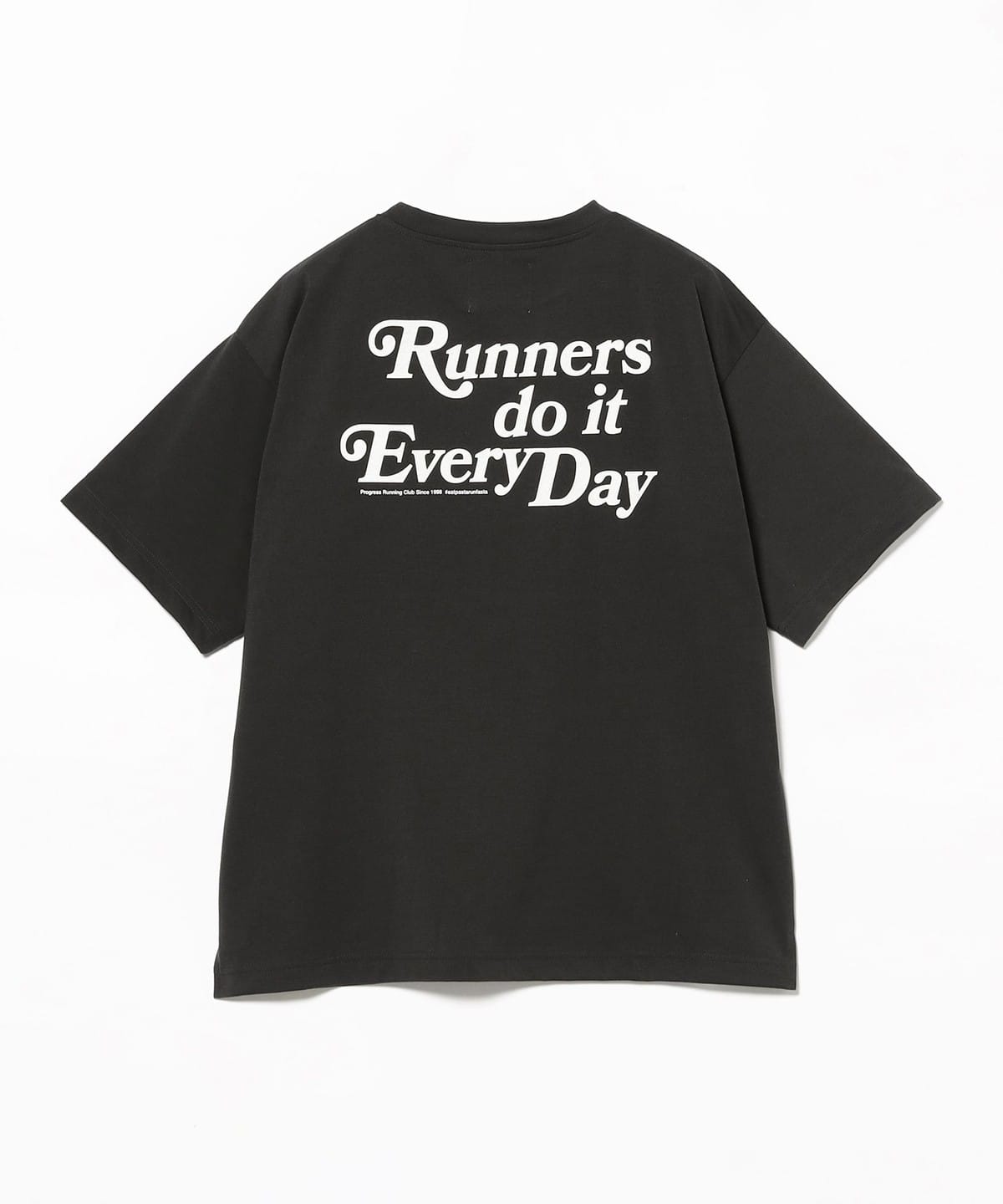 牧野英明@B印MARKET / PROGRESS RUNNING CLUB DRY Tee(DO IT EVERYDAY) Tシャツ・カットソー MEN BLACK S 牧野英明@B印MARKET / PROGRESS RUNNING CLUB DRY Tee(DO IT EVERYDAY) Tシャツ・カットソー MEN BLACK S