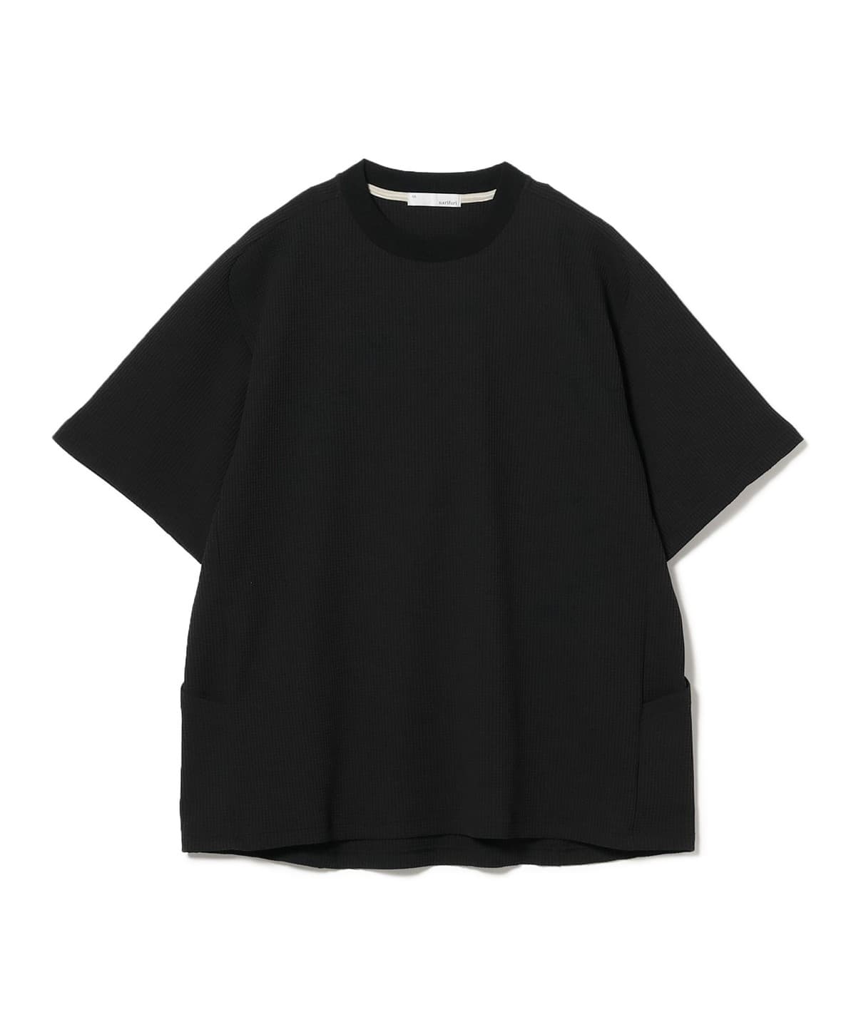【別注】牧野英明@B印MARKET / narifuri ナリフリ マルチワッフル クルーネック Tシャツ Tシャツ・カットソー MEN BLACK XXL 【別注】牧野英明@B印MARKET / narifuri ナリフリ マルチワッフル クルーネック Tシャツ Tシャツ・カットソー MEN BLACK XXL