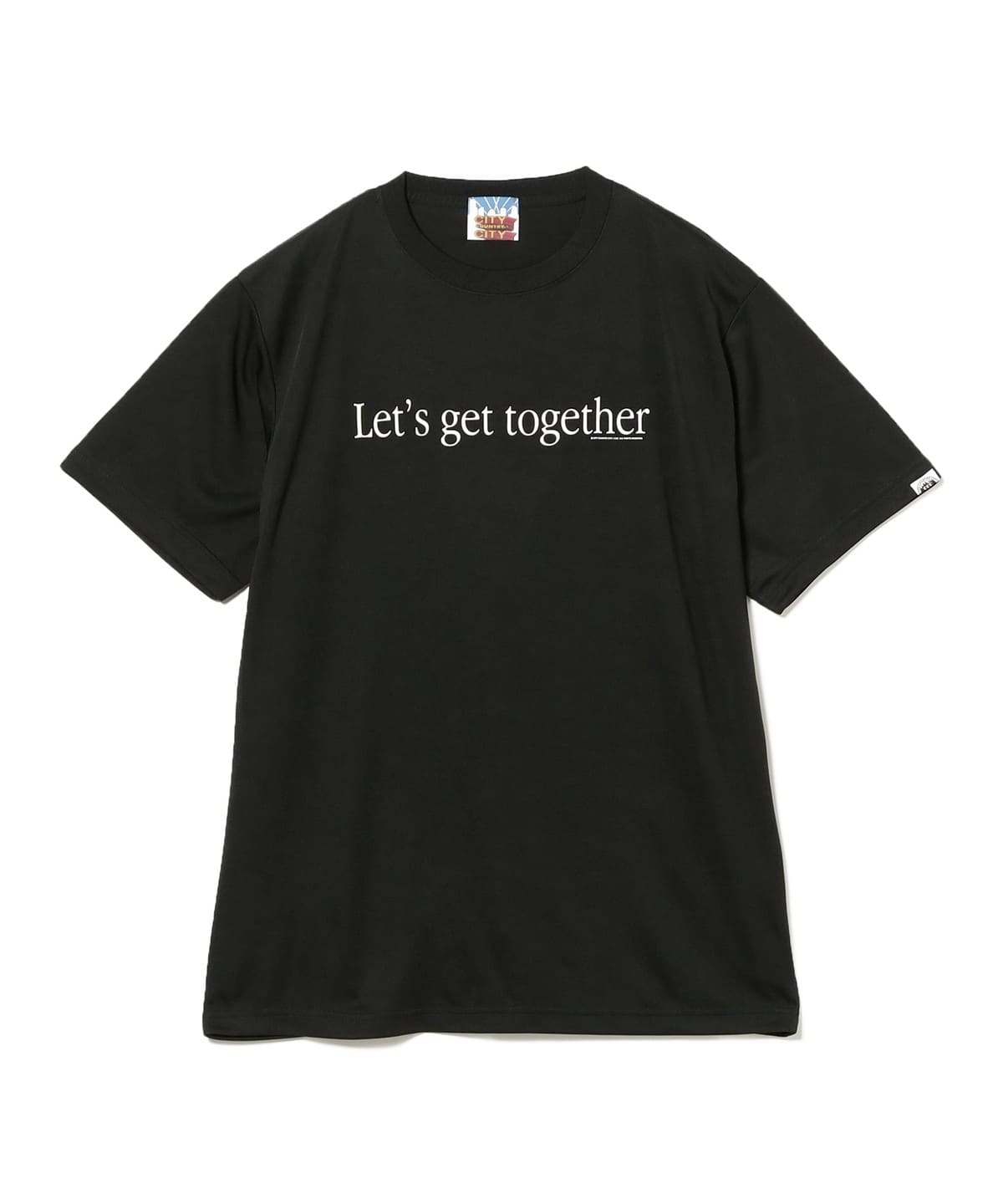 【別注】牧野英明@B印MARKET / CITY COUNTRY CITY シティー カントリー シティー Let's get together DRY Tee Tシャツ・カットソー MEN BLACK L 【別注】牧野英明@B印MARKET / CITY COUNTRY CITY シティー カントリー シティー Let's get together DRY Tee Tシャツ・カットソー MEN BLACK L