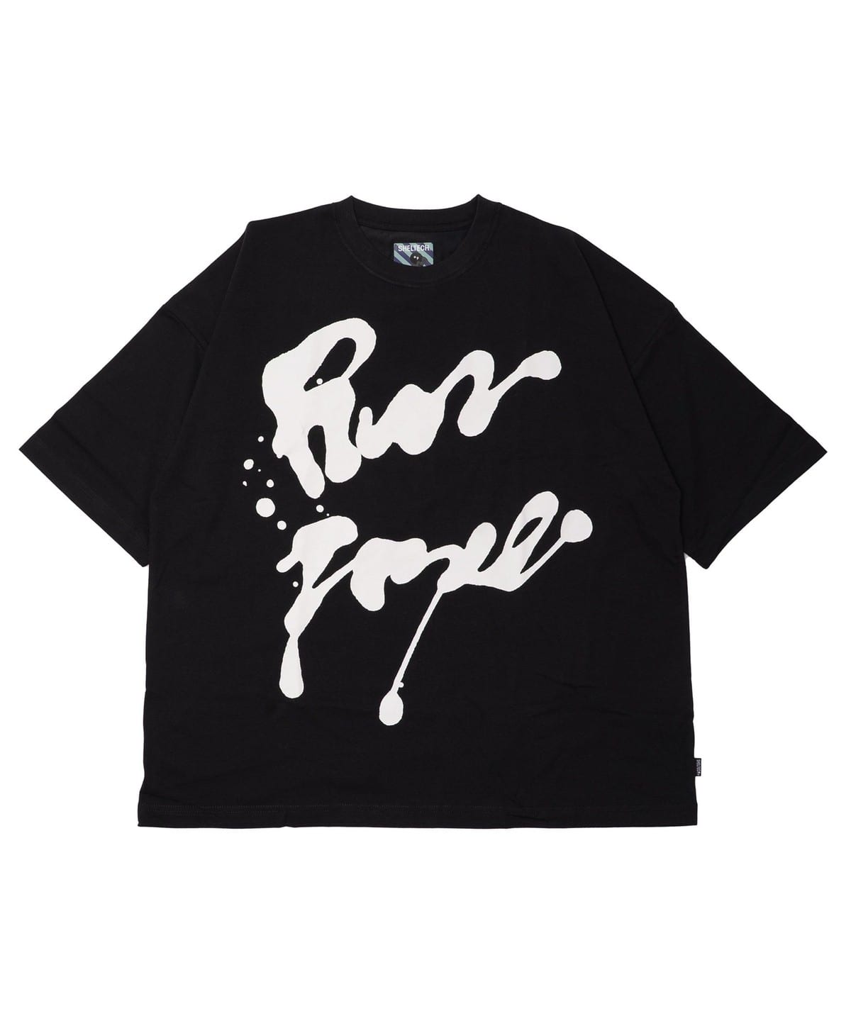 牧野英明@B印MARKET B印マーケット / Run Free Tee by Ryuji Kamiyama Tシャツ・カットソー MEN BLACK L 牧野英明@B印MARKET B印マーケット / Run Free Tee by Ryuji Kamiyama Tシャツ・カットソー MEN BLACK L