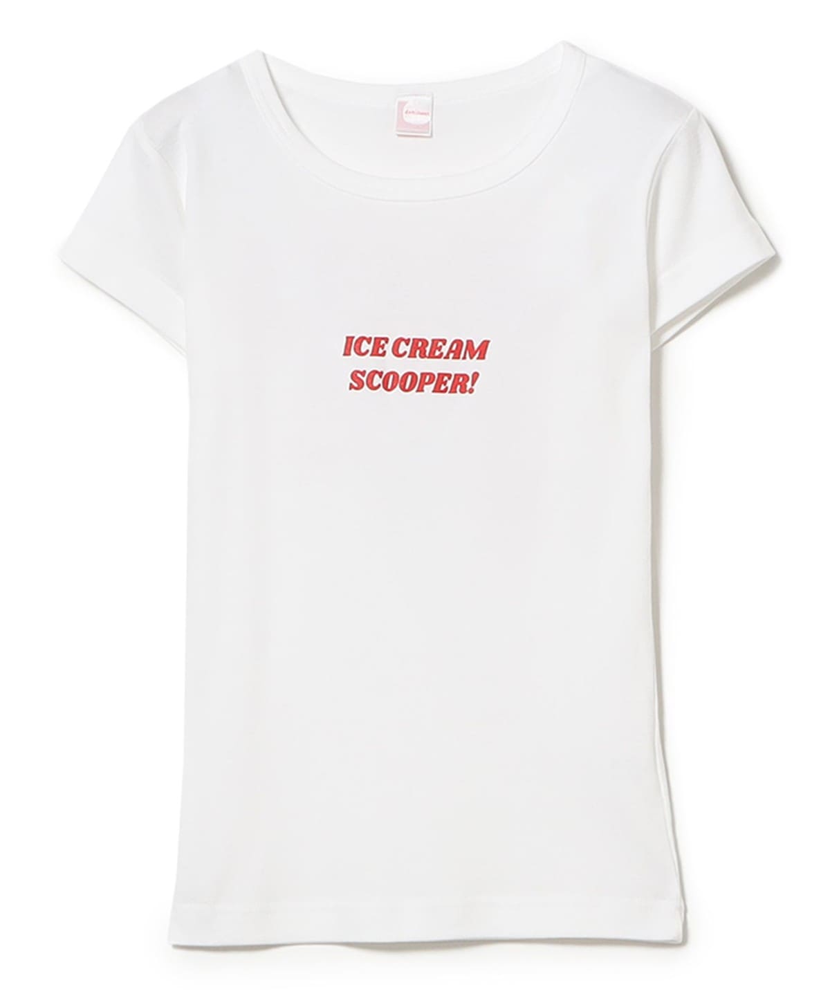中渕敦子@B印MARKET B印マーケット / Harlow ICE CREAM チビTシャツ Tシャツ・カットソー WOMEN WHITE ONE SIZE 中渕敦子@B印MARKET B印マーケット / Harlow ICE CREAM チビTシャツ Tシャツ・カットソー WOMEN WHITE ONE SIZE
