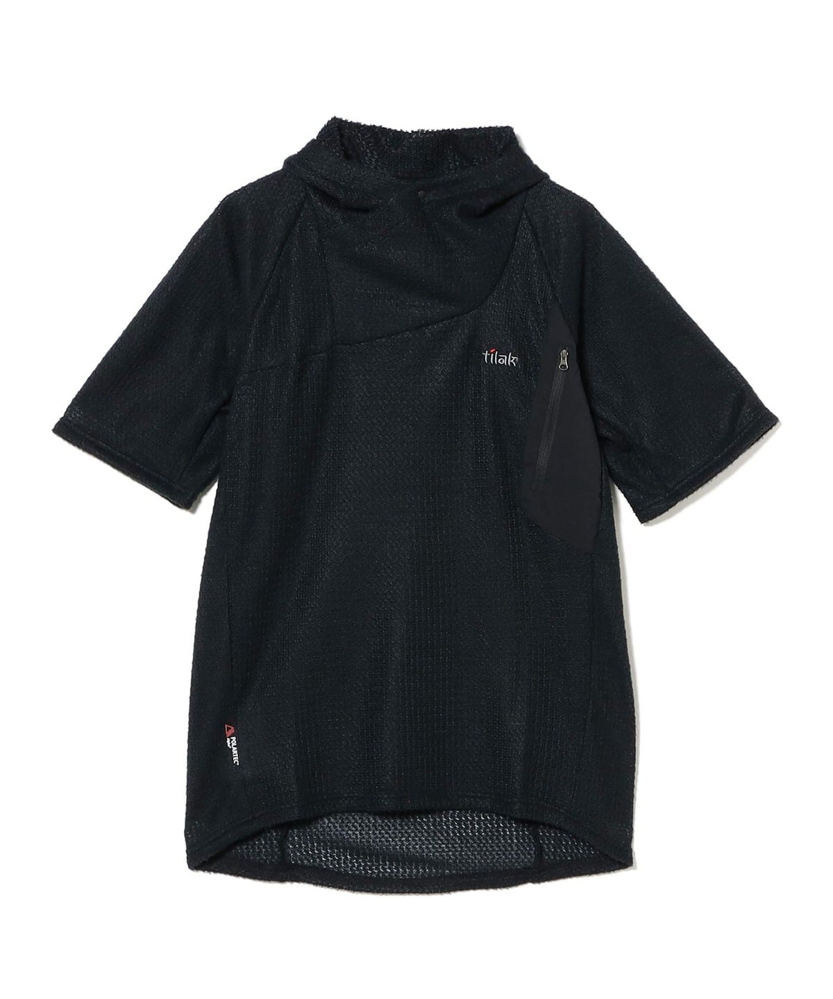 �q��p��@B��MARKET / Tilak �e�B���b�N Murun Hooded Shirt �g�b�v�X MEN BLACK L