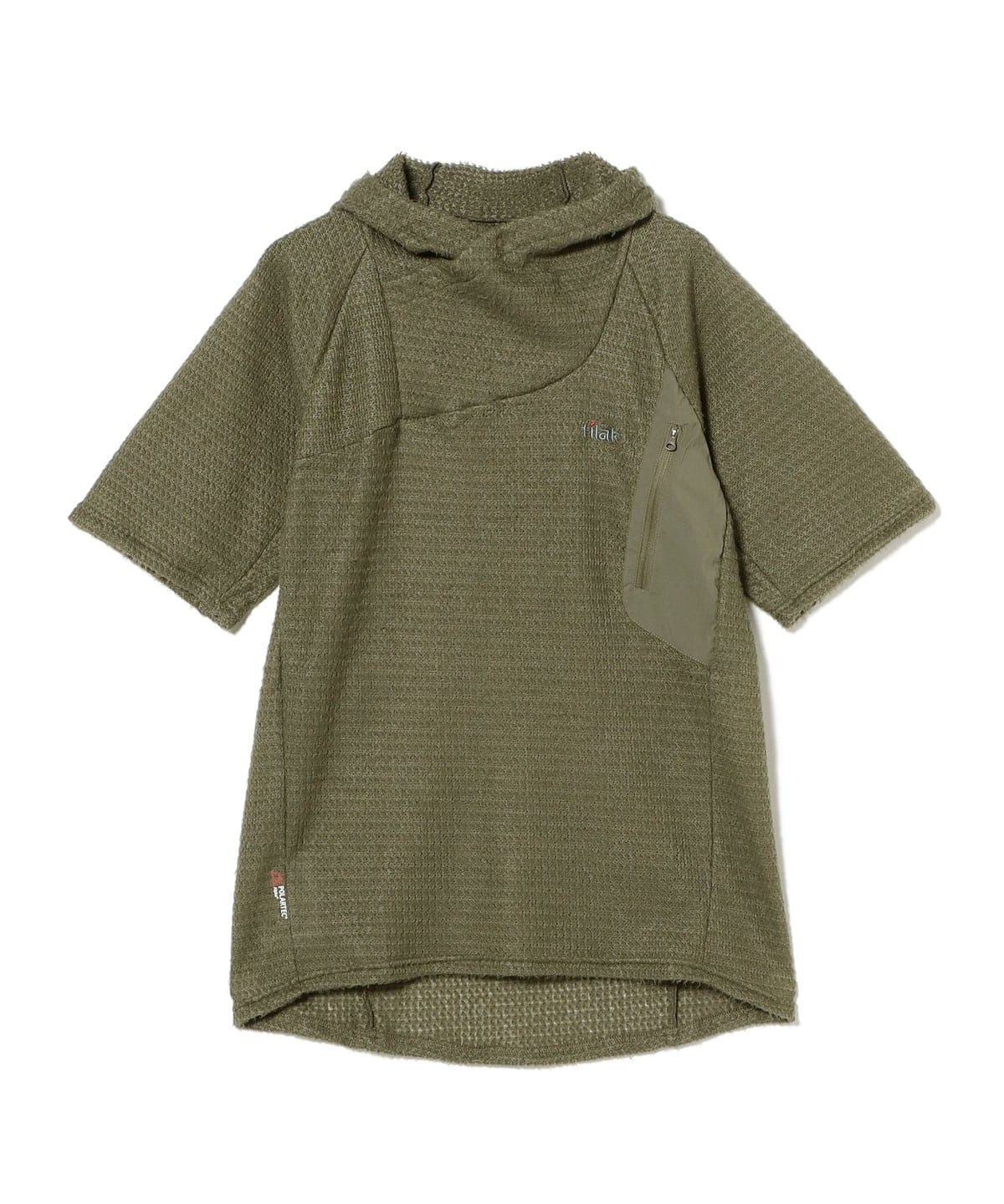 �q��p��@B��MARKET / Tilak �e�B���b�N Murun Hooded Shirt �g�b�v�X MEN KHAKI M