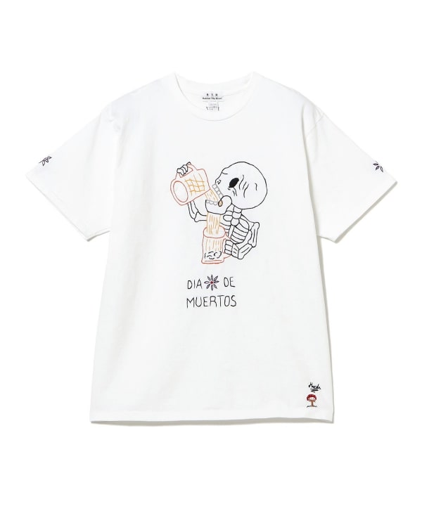 Heg.@B印MARKET / B.T.R x MRCDS OAXACA Drinking Skull T shirt