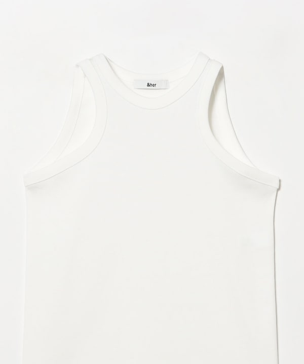 Taeko Wakao @ B JIRUSHI MARKET / &her Sleek Tanktop