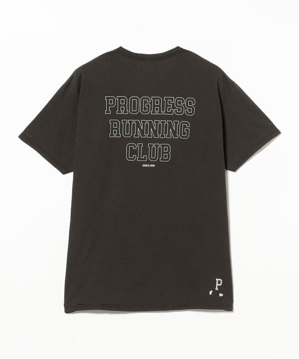 【别住】牧野秀明 @ B JIRUSHI MARKET / PROGRESS RUNNING CLUB TUBE TEE