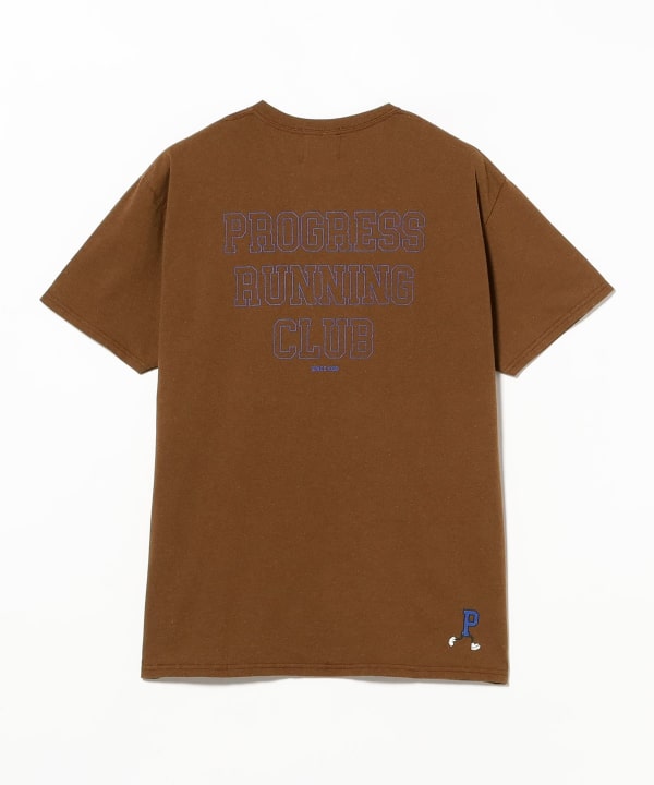 【别住】牧野秀明 @ B JIRUSHI MARKET / PROGRESS RUNNING CLUB TUBE TEE