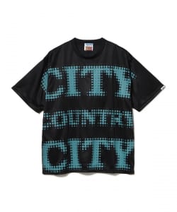 【別注】牧野英明@B印MARKET / CITY COUNTRY CITY DOT GRAPHIC BIG TEE