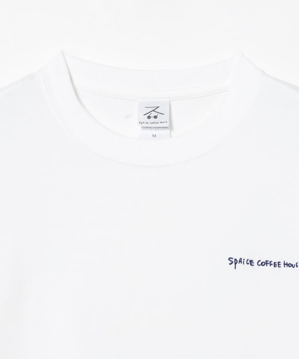 菊地延@B印MARKET / SPAiCE COFFEE HOUSE 刺繍Tシャツ