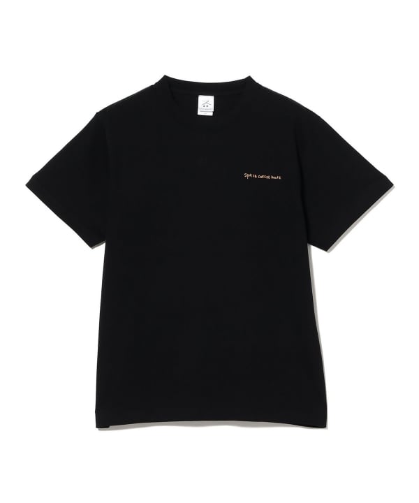 菊地延@B印MARKET / SPAiCE COFFEE HOUSE 刺繍Tシャツ