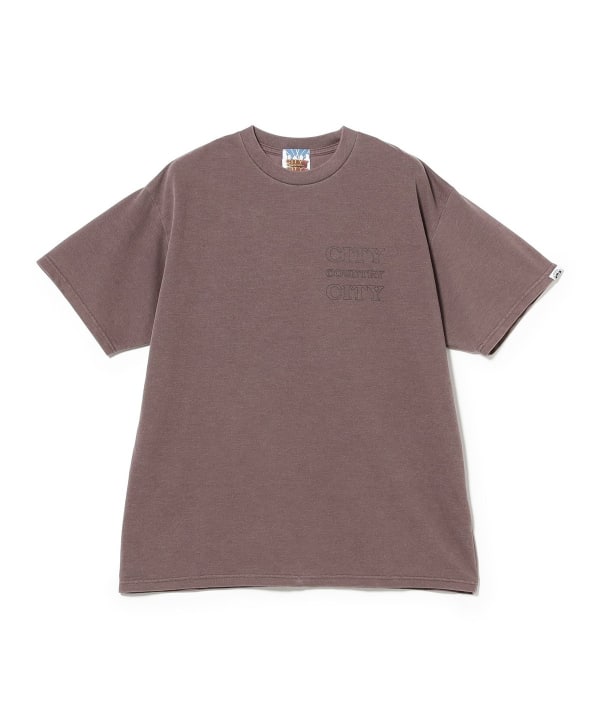 【別注】牧野英明@B印MARKET / CITY COUNTRY CITY PIGMENT DYE TEE ①