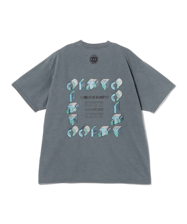 【別注】牧野英明@B印MARKET / CITY COUNTRY CITY PIGMENT DYE TEE ①