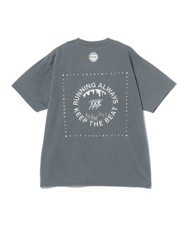【別注】牧野英明@B印MARKET / CITY COUNTRY CITY PIGMENT DYE TEE ②